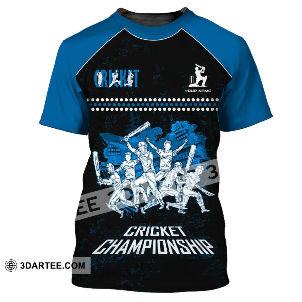 Unisex Shirt Custom Cricket Championship Shirt T Shirt / S T shirt