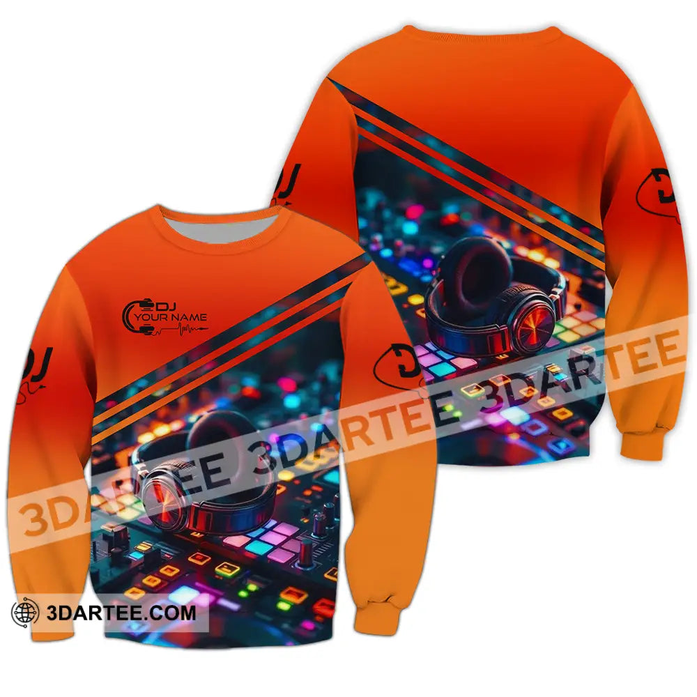 Unisex Shirt - Custom Disc Jockey DJ Shirt Long Sleeve / S T-shirt