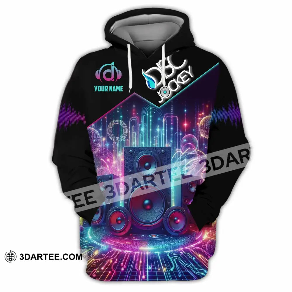 Unisex Shirt - Custom Disc Jockey Shirt Hoodie / S T-shirt