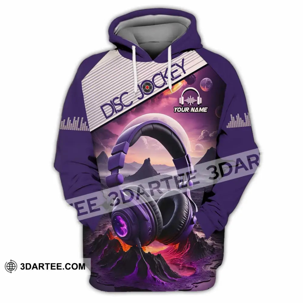 Unisex Shirt - Custom Disc Jockey Shirt Hoodie / S T-shirt