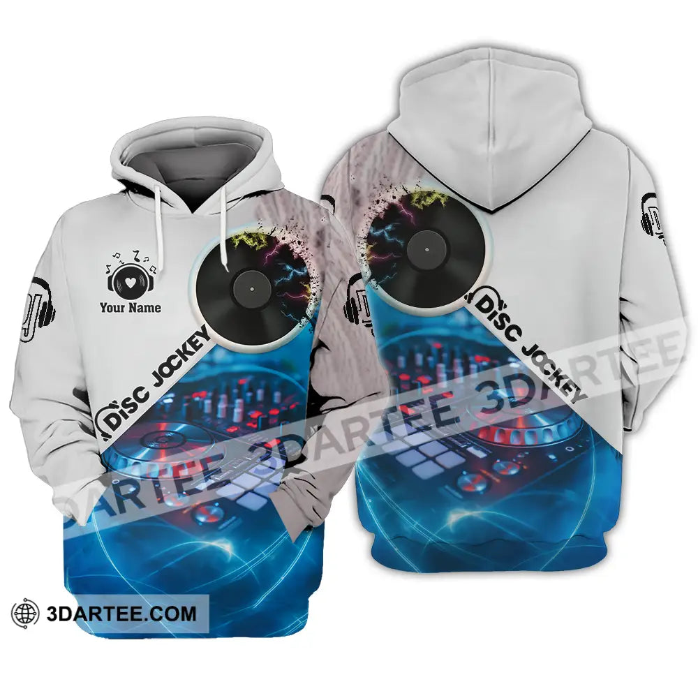 Unisex Shirt - Custom Disc Jockey Shirt Hoodie / S T-shirt