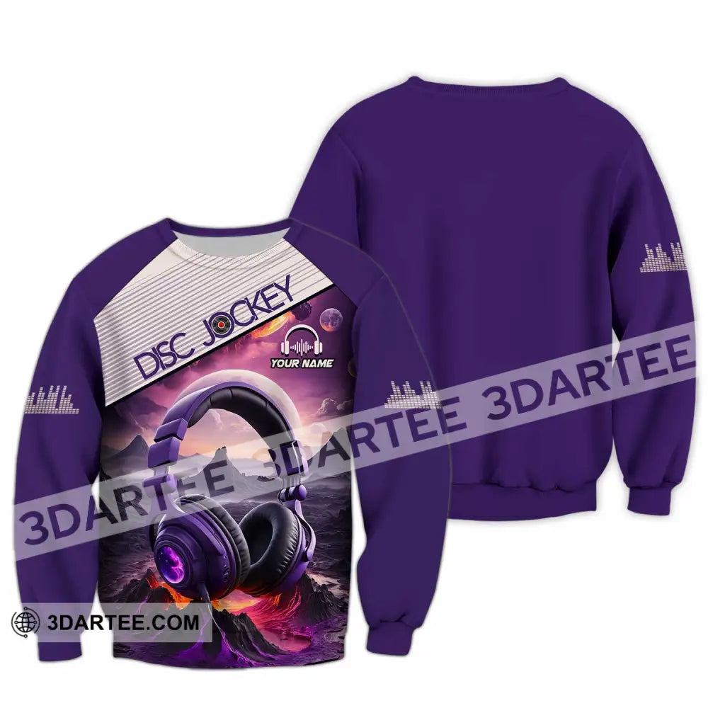 Unisex Shirt - Custom Disc Jockey Shirt Long Sleeve / S T-shirt