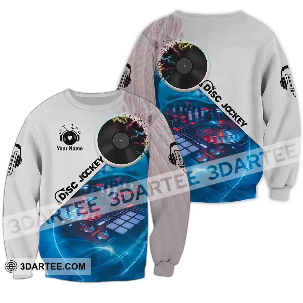 Unisex Shirt - Custom Disc Jockey Shirt Long Sleeve / S T-shirt
