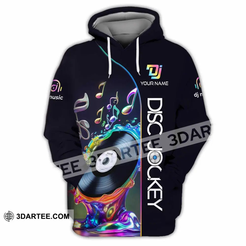 Unisex Shirt - Custom Disc Jockey Lover Shirt Hoodie / S T-shirt