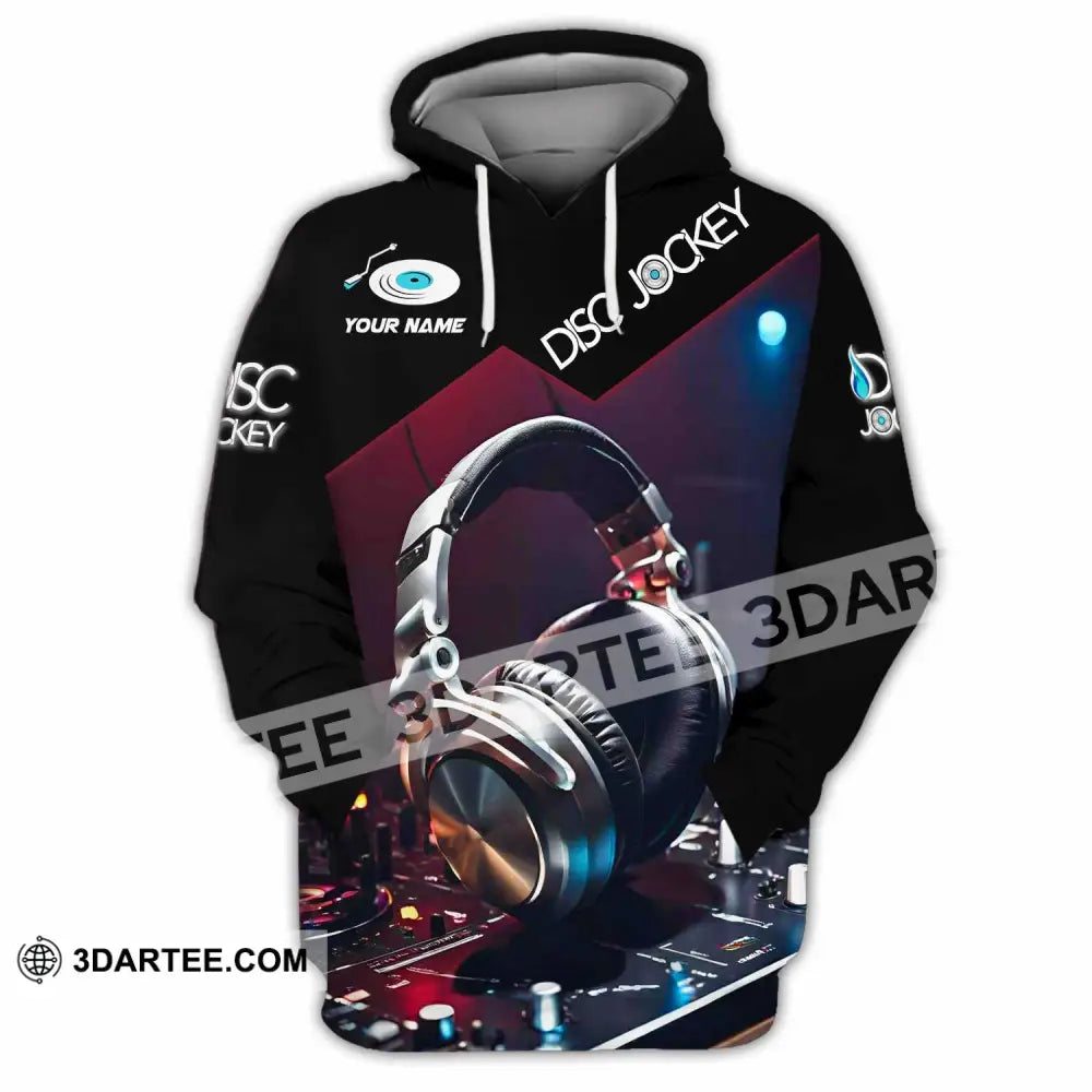 Unisex Shirt - Custom Disc Jockey Lover Shirt Hoodie / S T-shirt