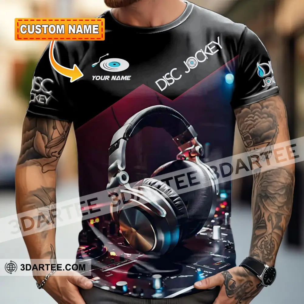 Unisex Shirt - Custom Disc Jockey Lover Shirt T-shirt