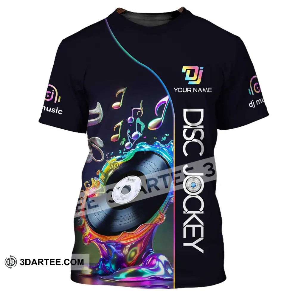 Unisex Shirt - Custom Disc Jockey Lover Shirt T-Shirt / S T-shirt