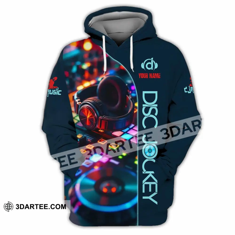 Unisex Shirt - Custom Dics Jockey Party Shirt Hoodie / S T-shirt