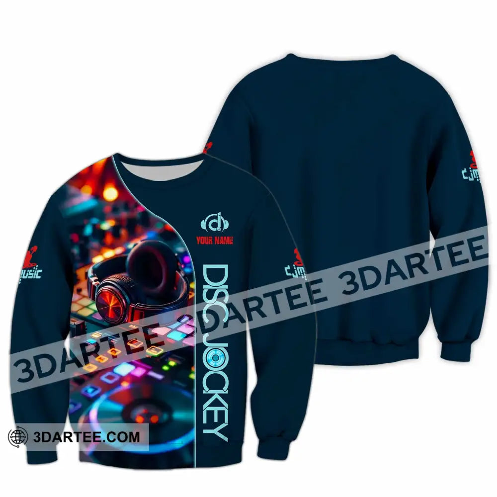 Unisex Shirt - Custom Dics Jockey Party Shirt Long Sleeve / S T-shirt