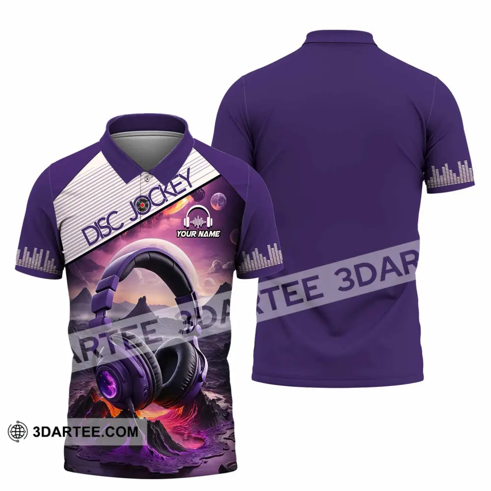 Unisex Shirt - Custom Disc Jockey Shirt Polo Shirt / S T-shirt
