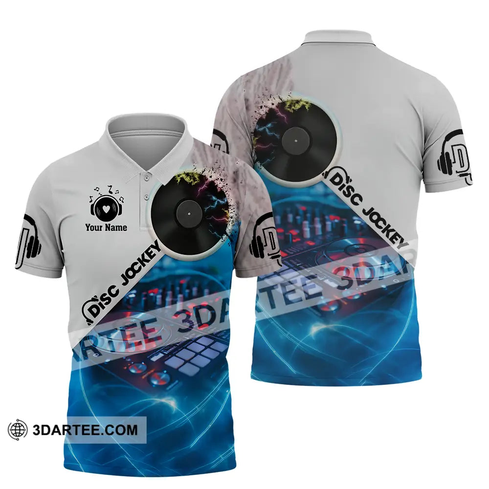 Unisex Shirt - Custom Disc Jockey Shirt Polo Shirt / S T-shirt