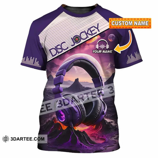 Unisex Shirt - Custom Disc Jockey Shirt T-Shirt / S T-shirt