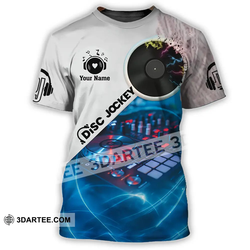 Unisex Shirt - Custom Disc Jockey Shirt T-Shirt / S T-shirt
