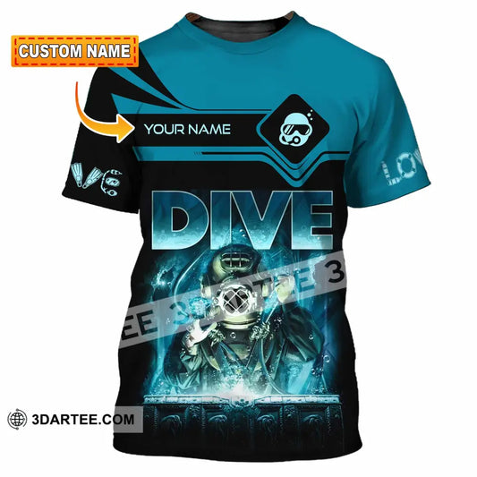 Unisex Shirt - Custom Dive Lover Sport Shirt T-shirt