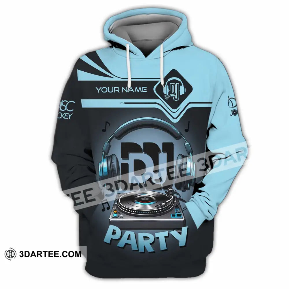 Unisex Shirt - Custom DJ Party Shirt Hoodie / S T-shirt
