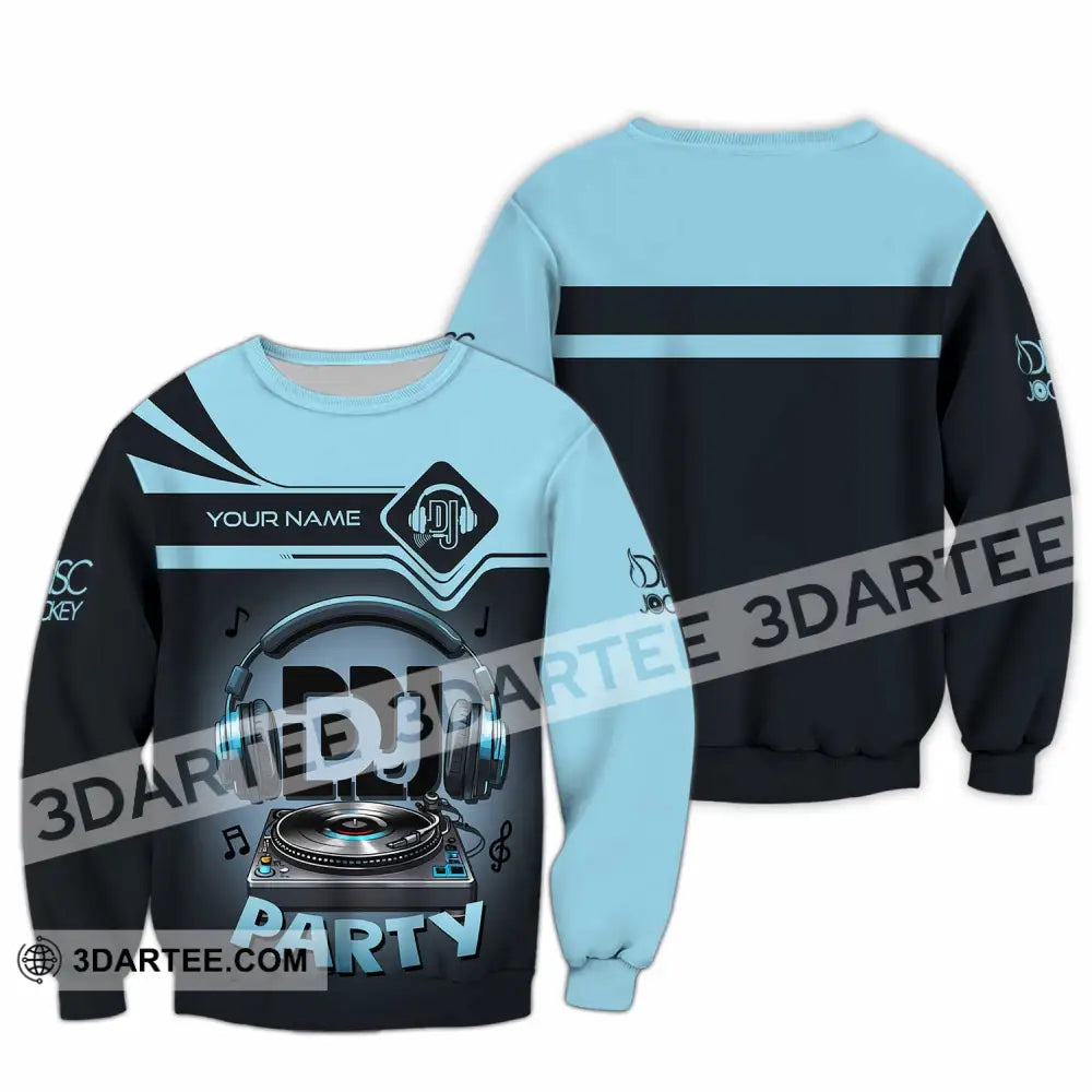 Unisex Shirt - Custom DJ Party Shirt Long Sleeve / S T-shirt