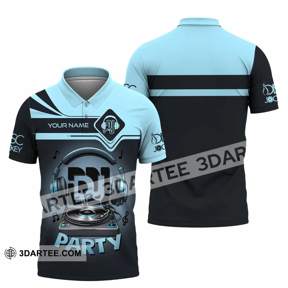 Unisex Shirt - Custom DJ Party Shirt Polo Shirt / S T-shirt