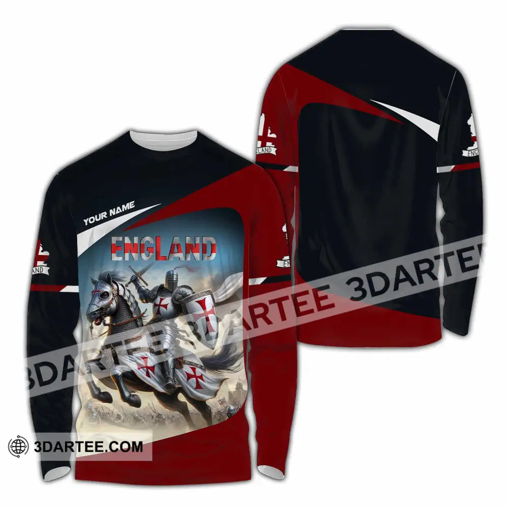 Unisex Shirt - Custom England Forever Shirt Long Sleeve Shirt / S T-shirt