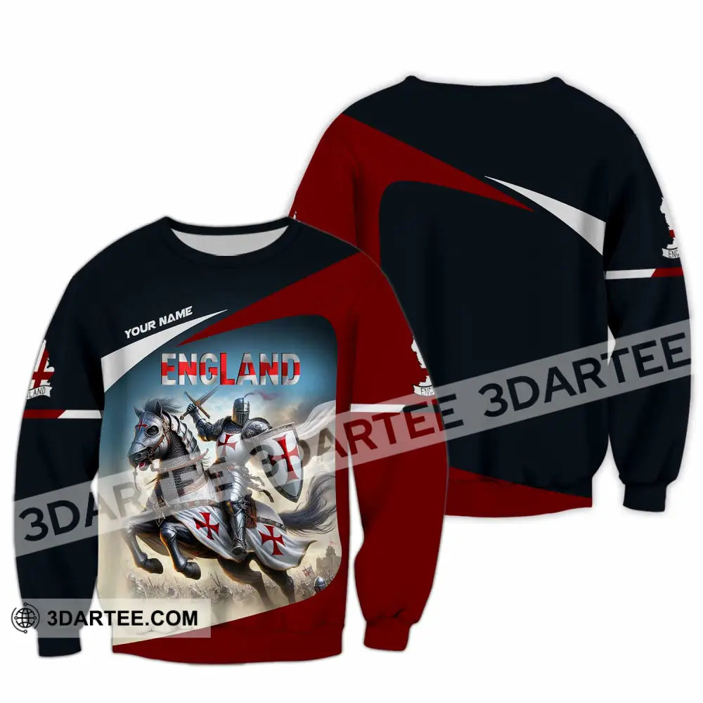 Unisex Shirt - Custom England Forever Shirt Long Sleeve / S T-shirt