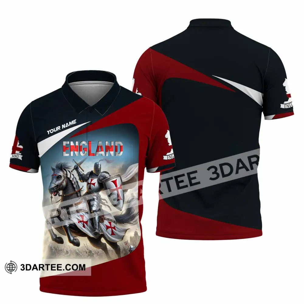 Unisex Shirt - Custom England Forever Shirt Polo Shirt / S T-shirt