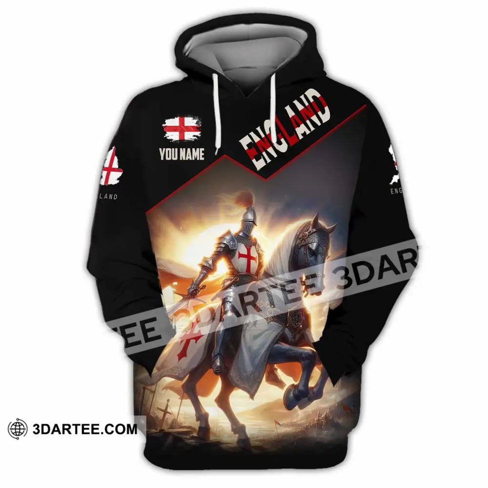 Unisex Shirt - Custom England Shirt Hoodie / S T-shirt