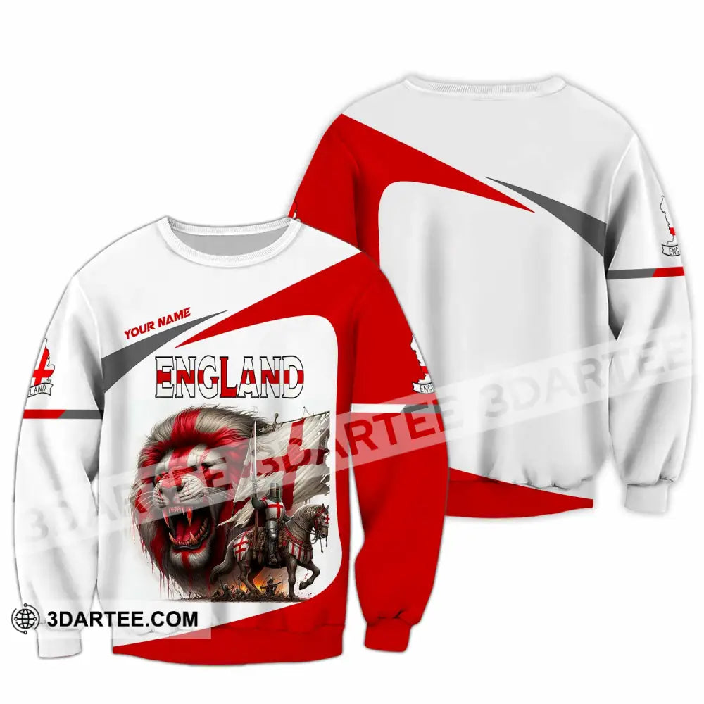 Unisex Shirt - Custom England Shirt Long Sleeve / S T-shirt