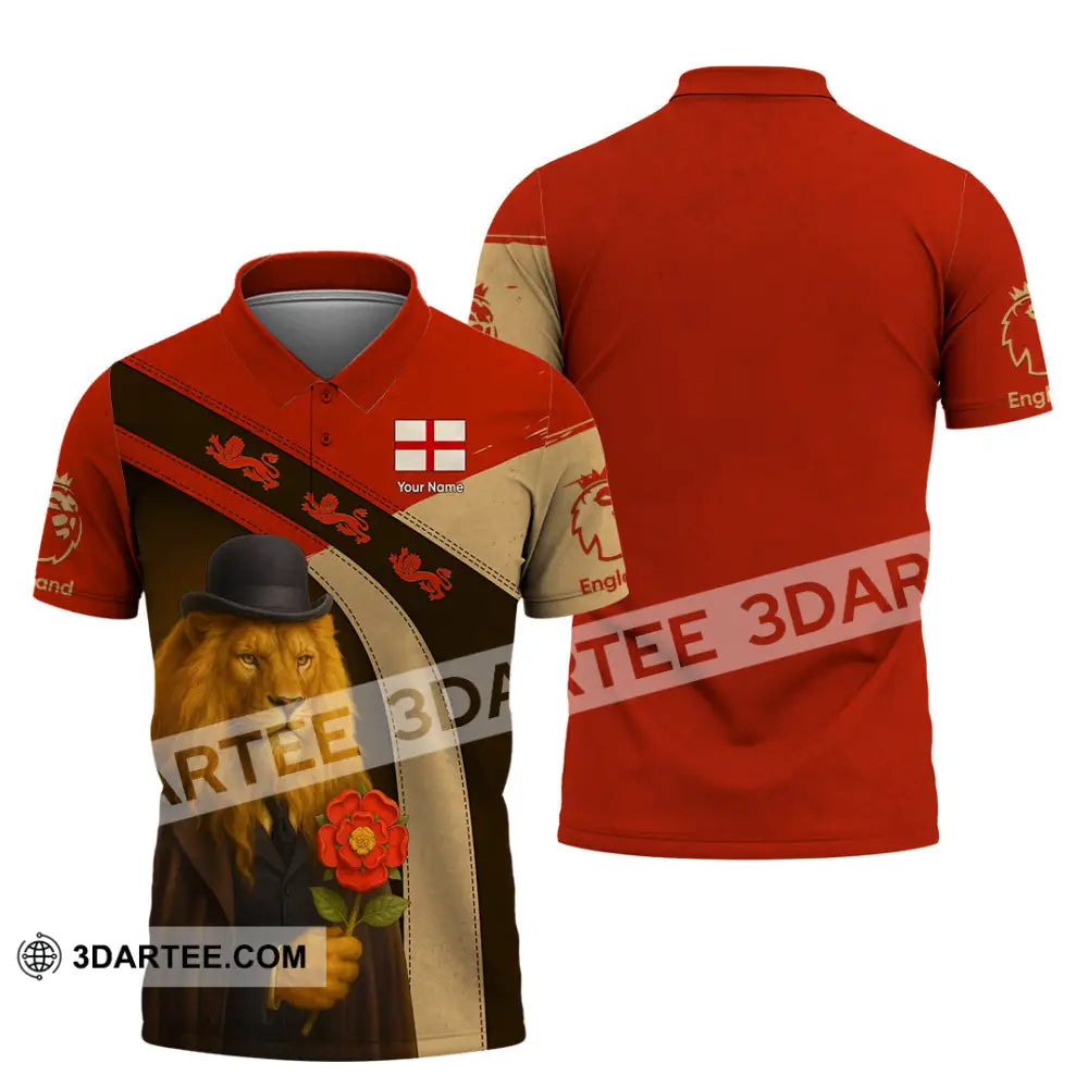 Unisex Shirt - Custom England Shirt Polo Shirt / S T-shirt