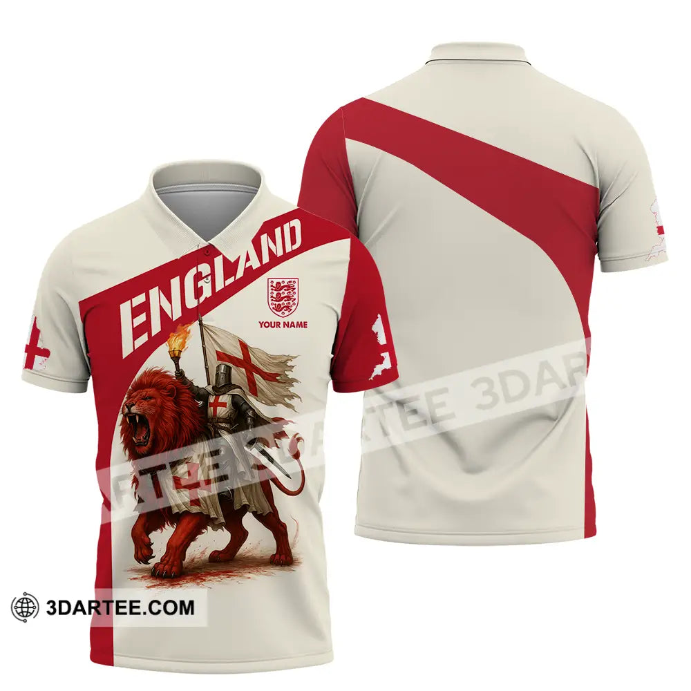 Unisex Shirt - Custom England Shirt Polo Shirt / S T-shirt