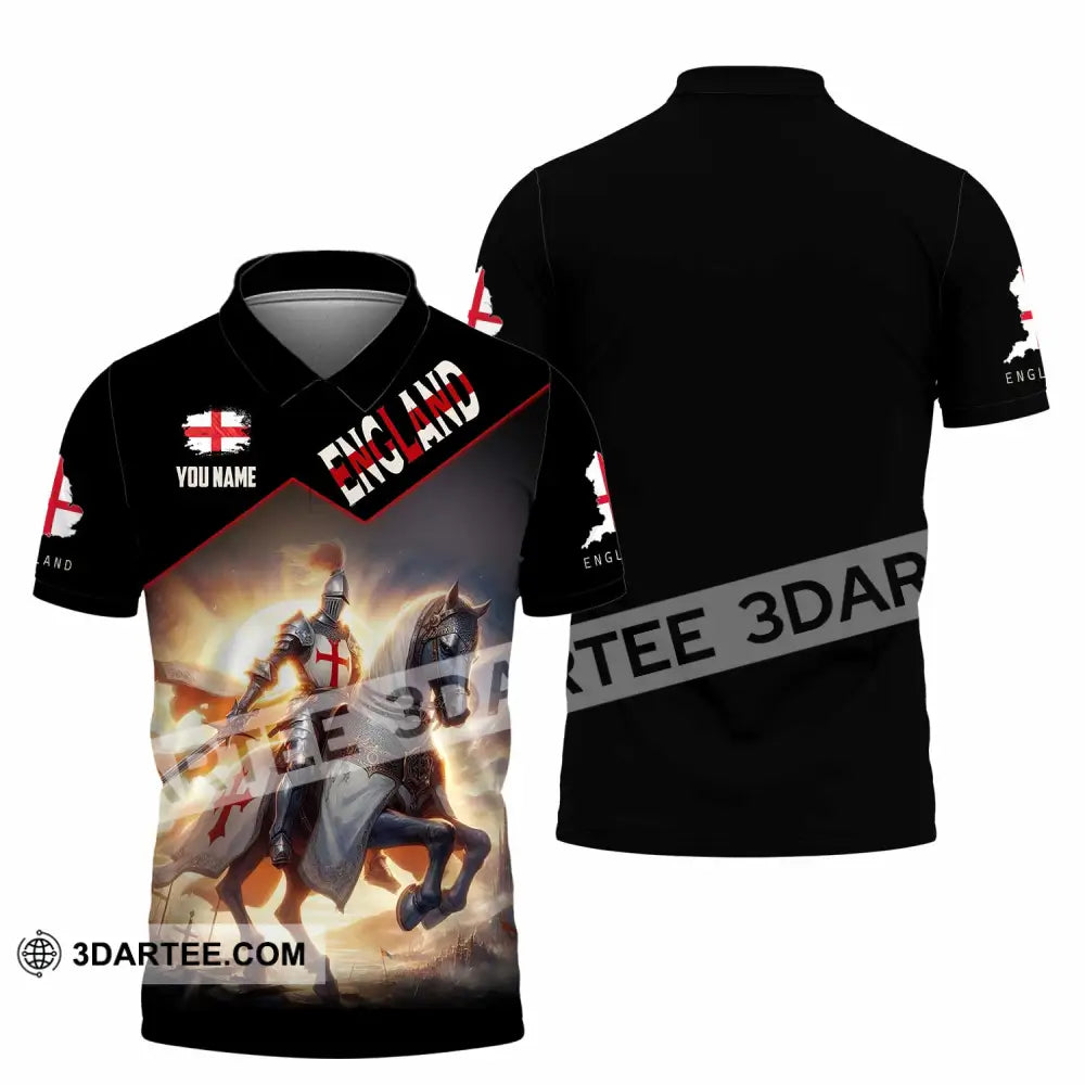 Unisex Shirt - Custom England Shirt Polo Shirt / S T-shirt