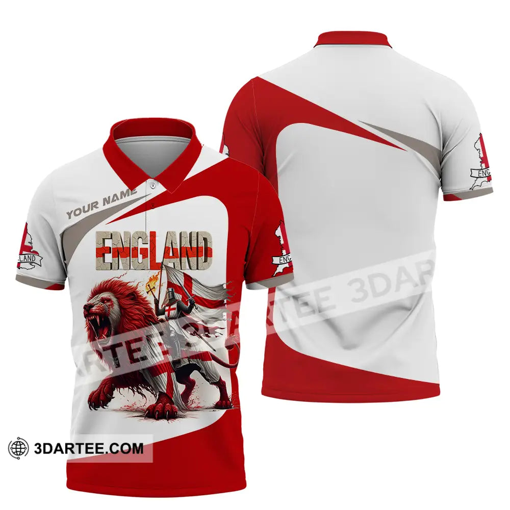 Unisex Shirt - Custom England Shirt Polo Shirt / S T-shirt