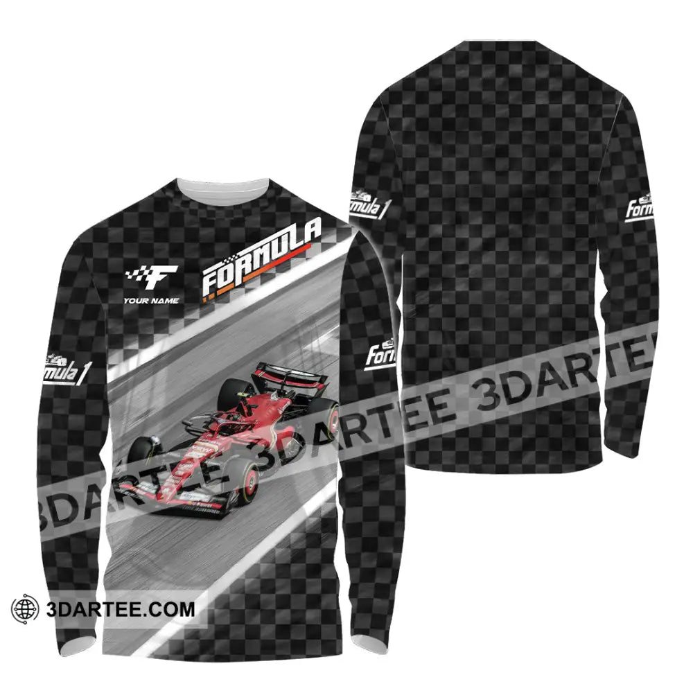 Unisex Shirt - Custom Formula 1 Shirt Long Sleeve Shirt / S T-shirt