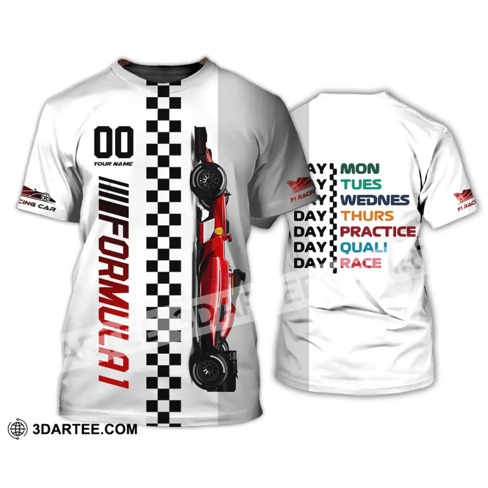 Unisex Shirt - Custom Formula 1 Shirt T-Shirt / S T-shirt