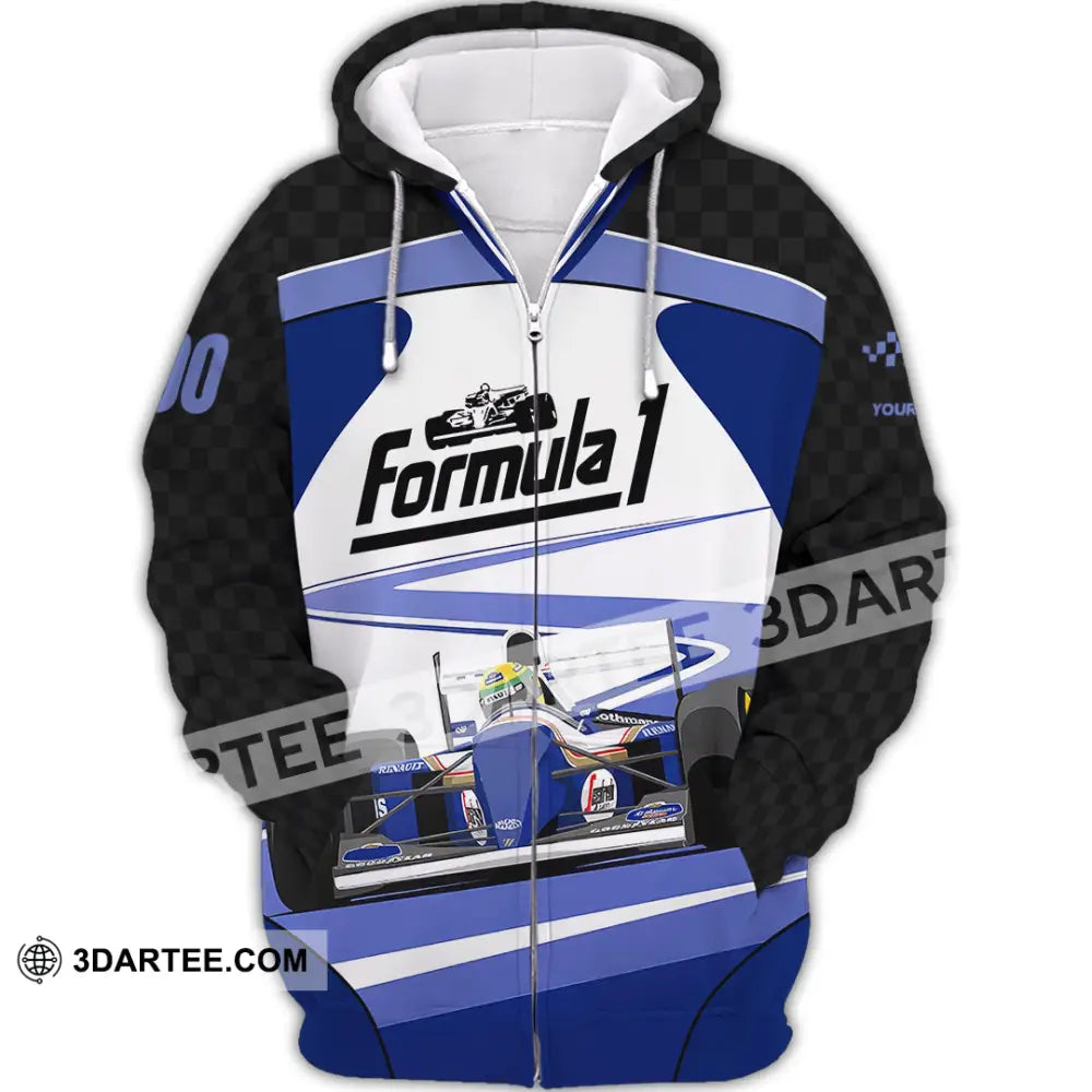 Unisex Shirt - Custom Formula 1 Shirt Zipper Hoodie / S T-shirt