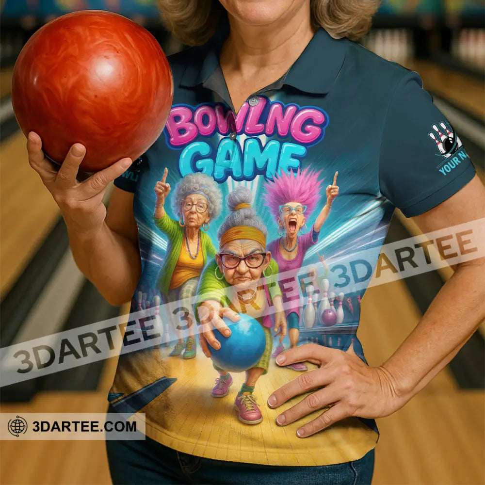 Unisex Shirt - Custom Funny Bowling Game Shirt T-shirt