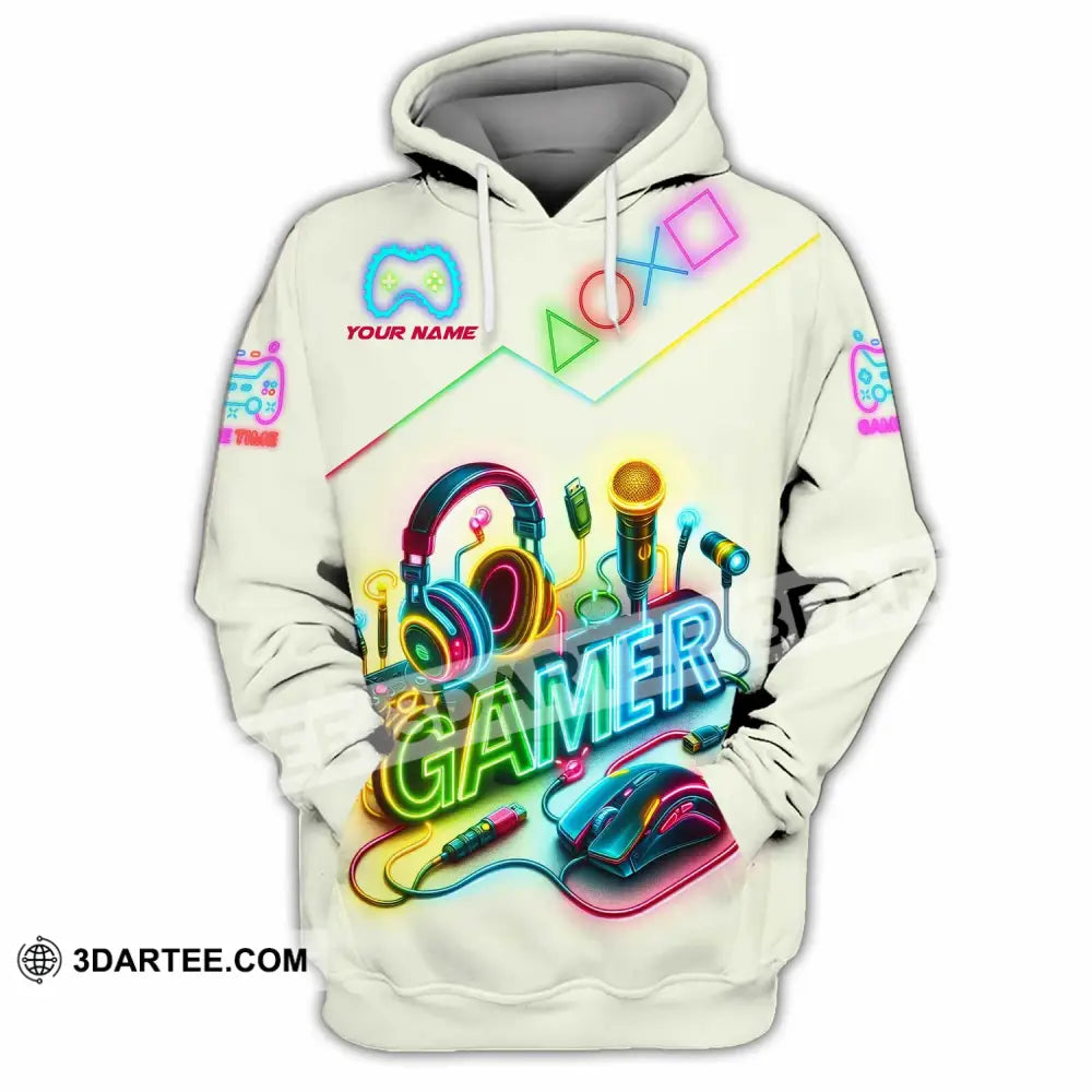 Unisex Shirt - Custom Gamer Game Time Shirt Hoodie / S T-shirt
