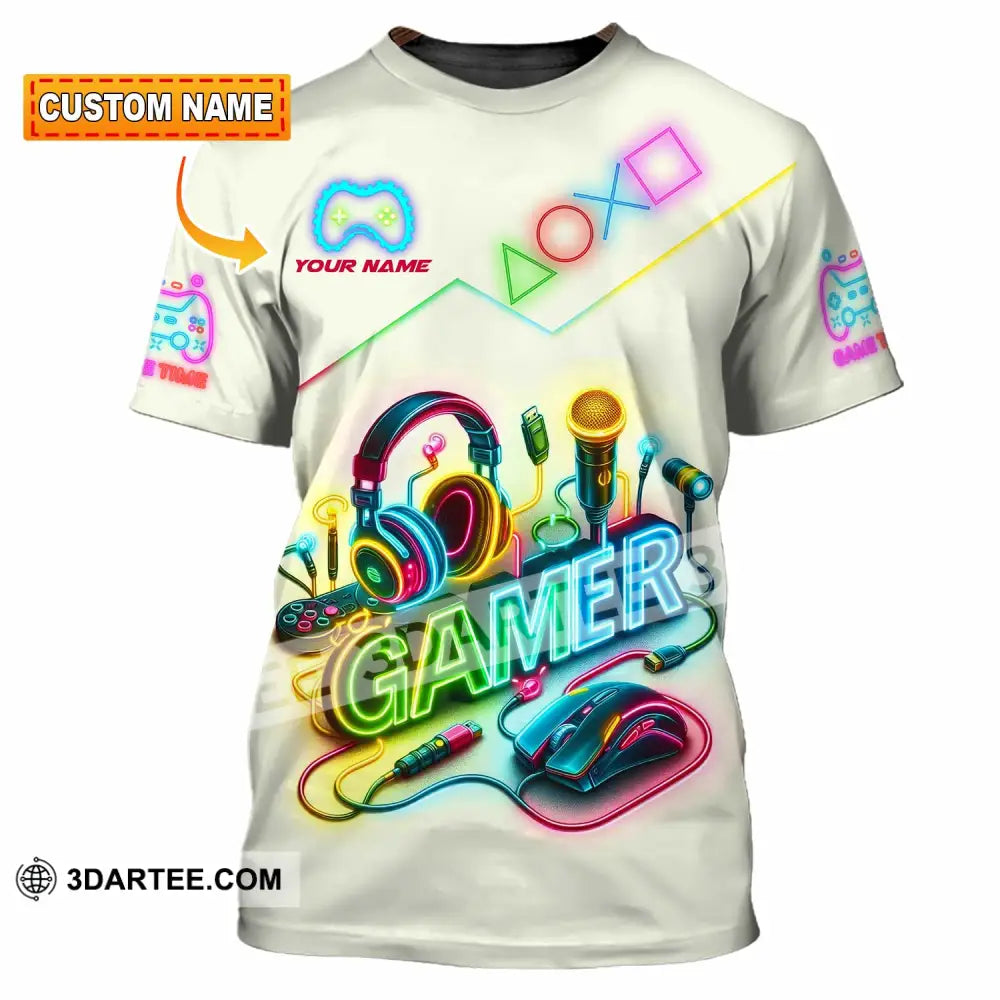 Unisex Shirt - Custom Gamer Game Time Shirt T-shirt