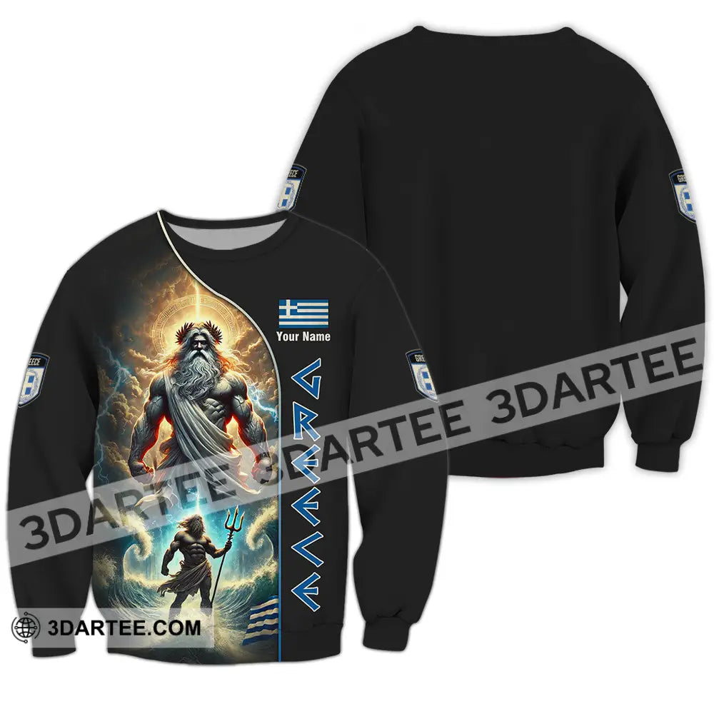 Unisex Shirt - Custom Greece Shirt Long Sleeve / S T-shirt