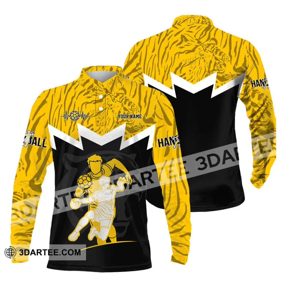 Unisex Shirt Custom Handball Shirt Long Sleeve Polo / S T shirt