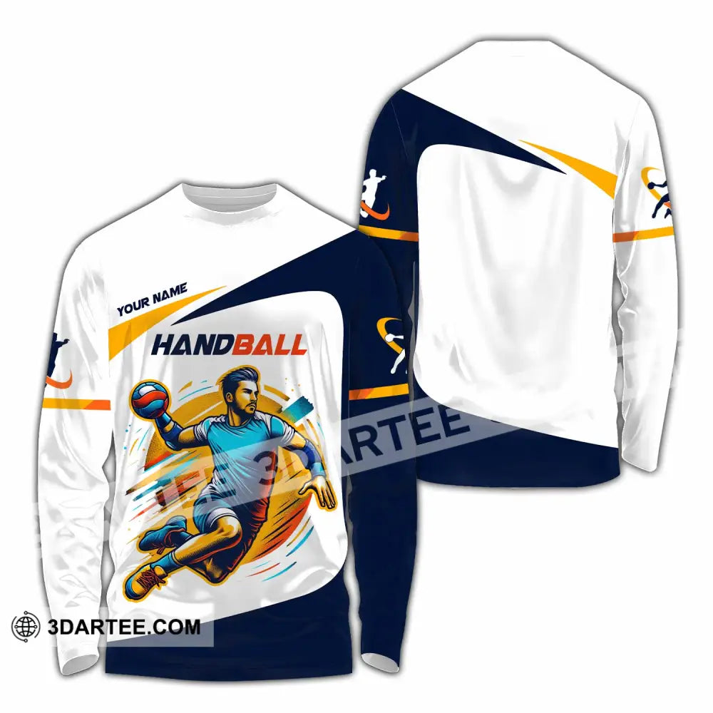 Unisex Shirt - Custom Handball Shirt Long Sleeve Shirt / S T-shirt