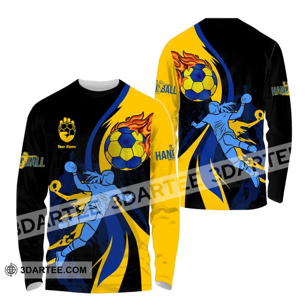 Unisex Shirt Custom Handball Shirt Long Sleeve Shirt / S T shirt