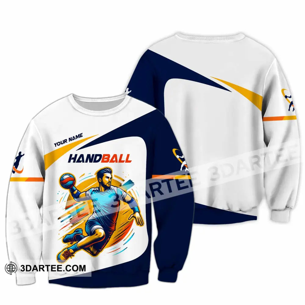 Unisex Shirt - Custom Handball Shirt Long Sleeve / S T-shirt