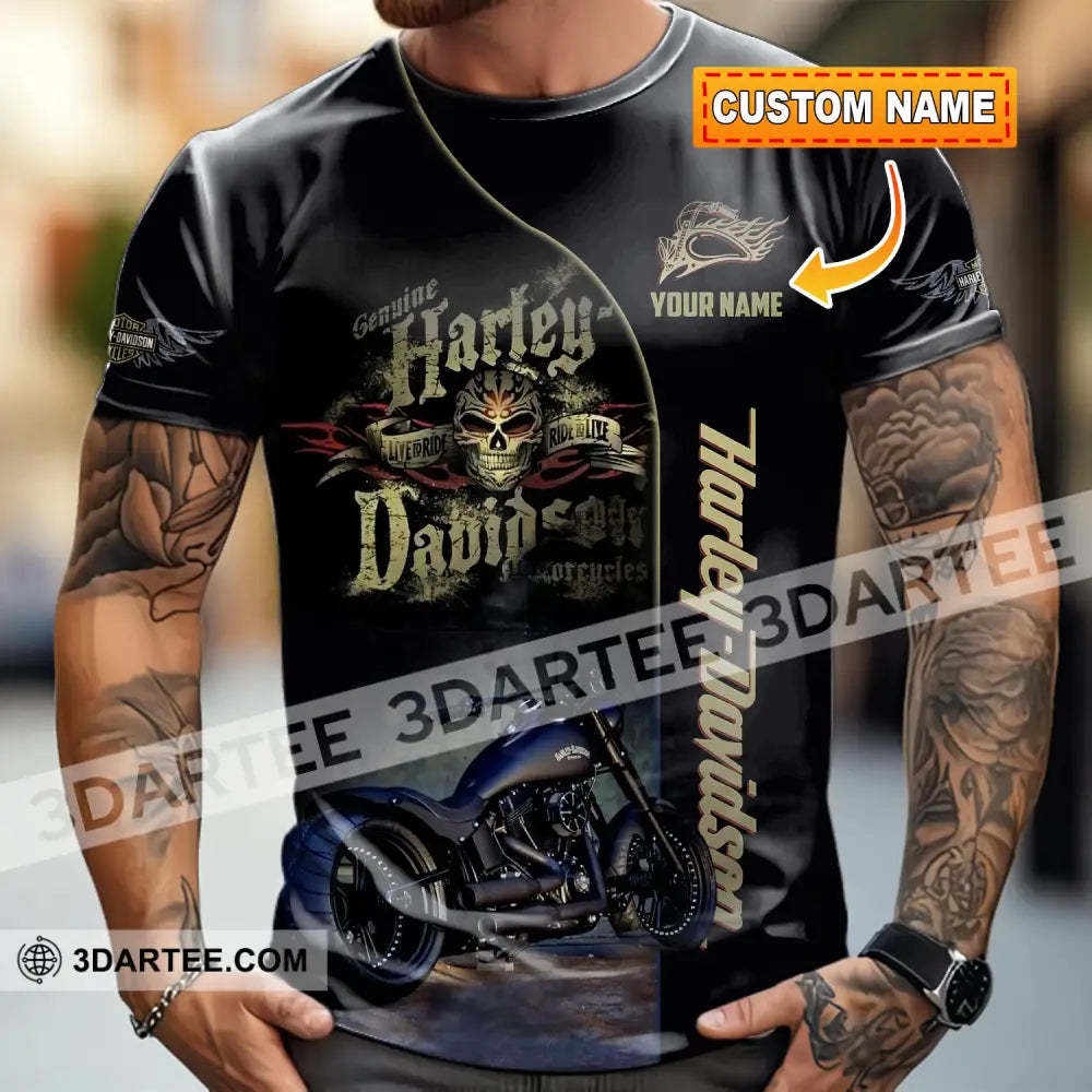 Unisex Shirt - Custom Harley Davidson Shirt T-shirt