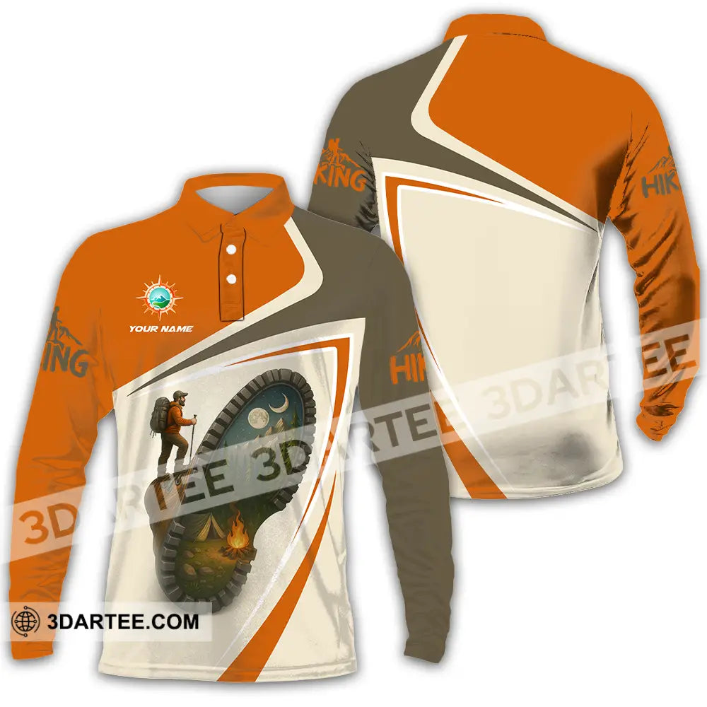Unisex Shirt Custom Hiking Shirt Long Sleeve Polo / S T shirt