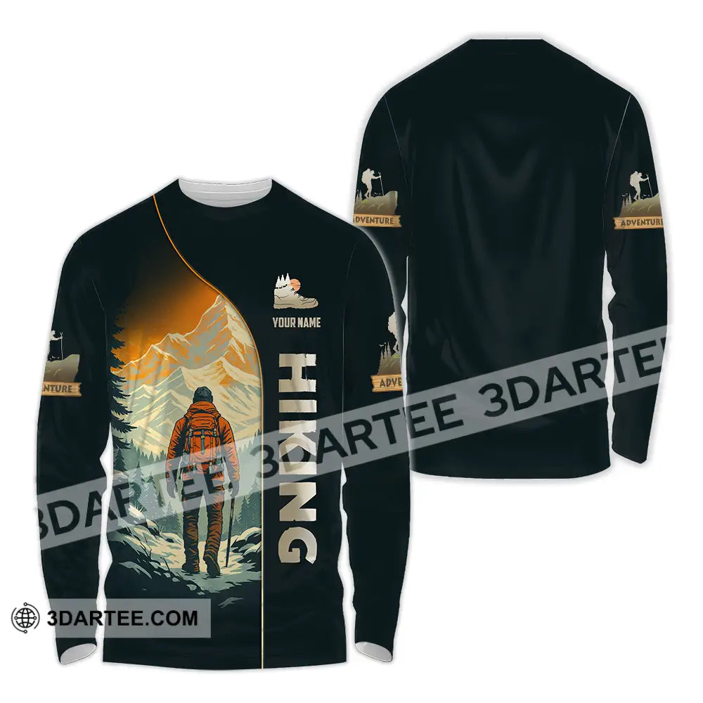 Unisex Shirt Custom Hiking Shirt Long Sleeve Shirt / S T shirt
