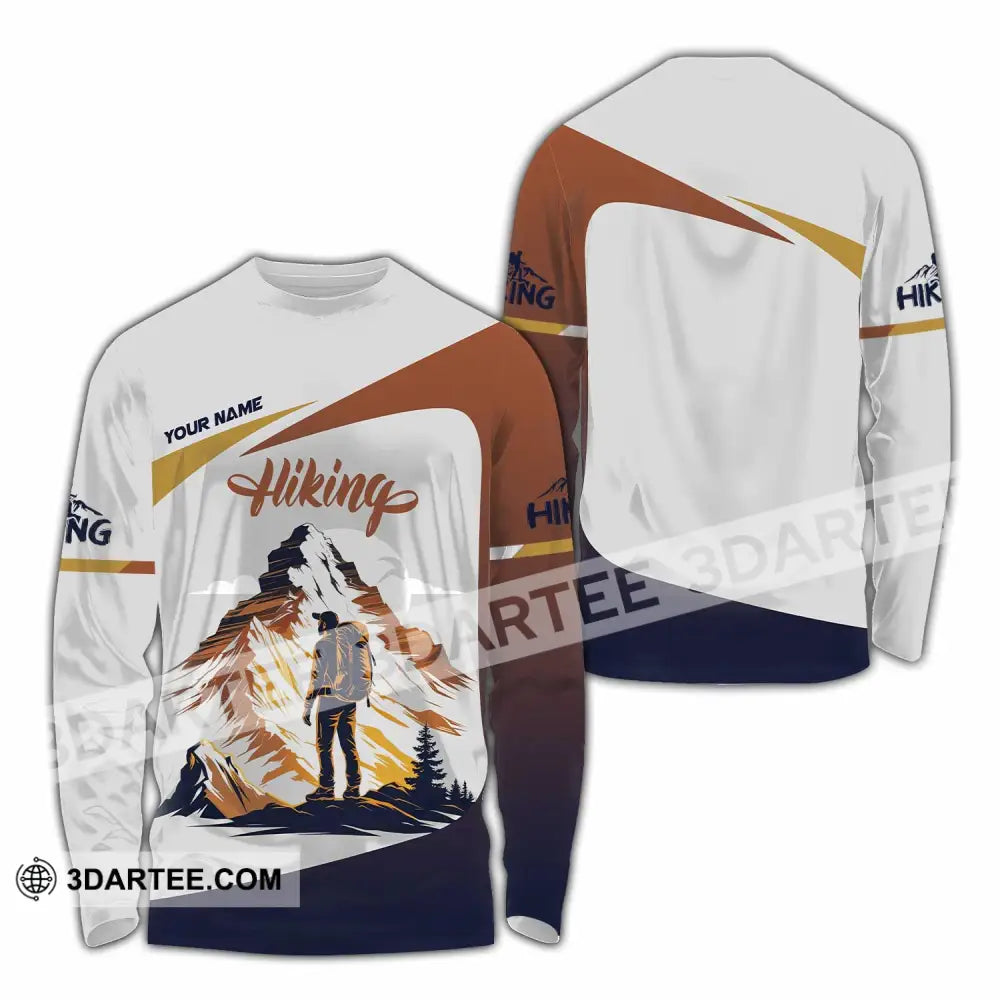 Unisex Shirt - Custom Hiking Shirt Long Sleeve Shirt / S T-shirt