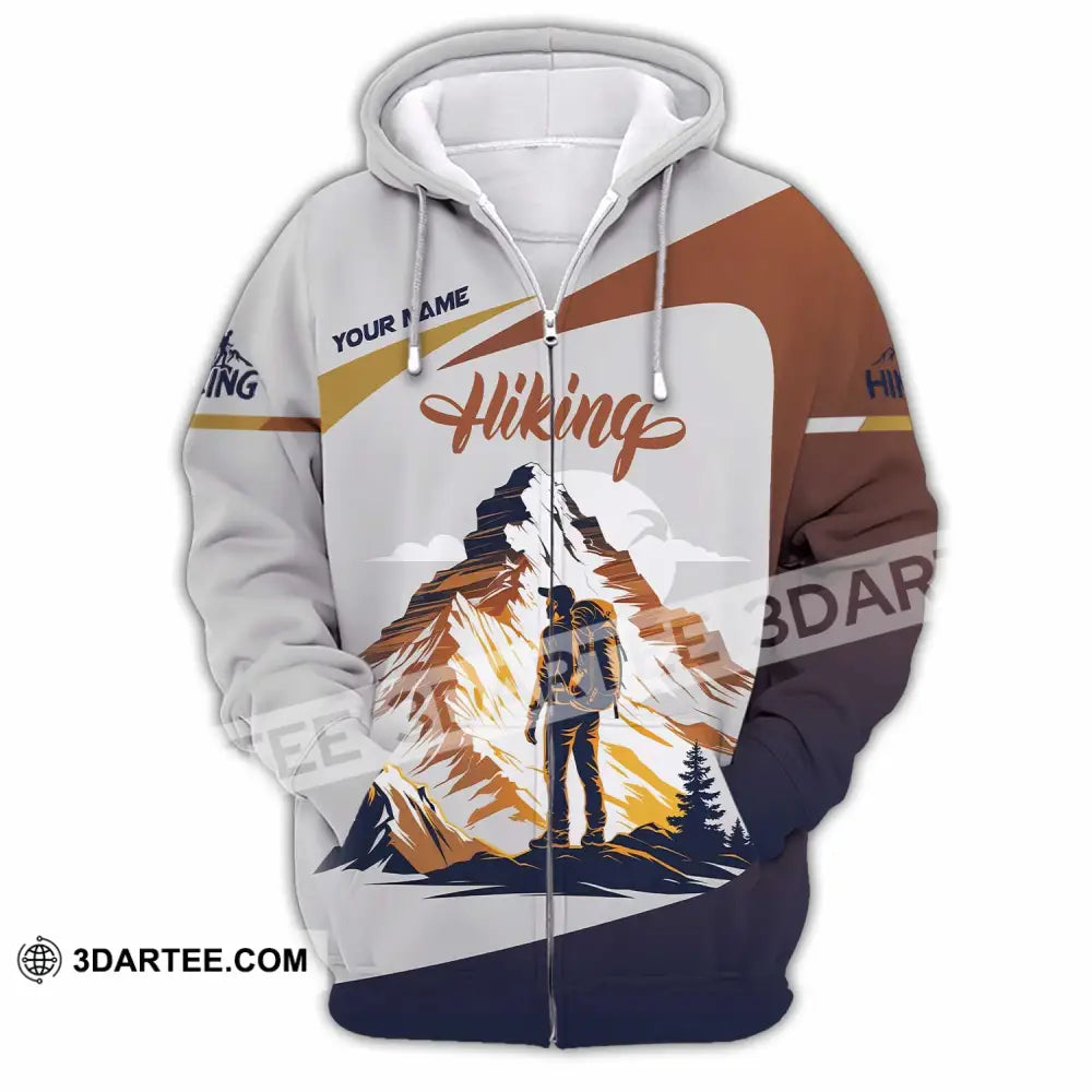 Unisex Shirt - Custom Hiking Shirt Zipper Hoodie / S T-shirt