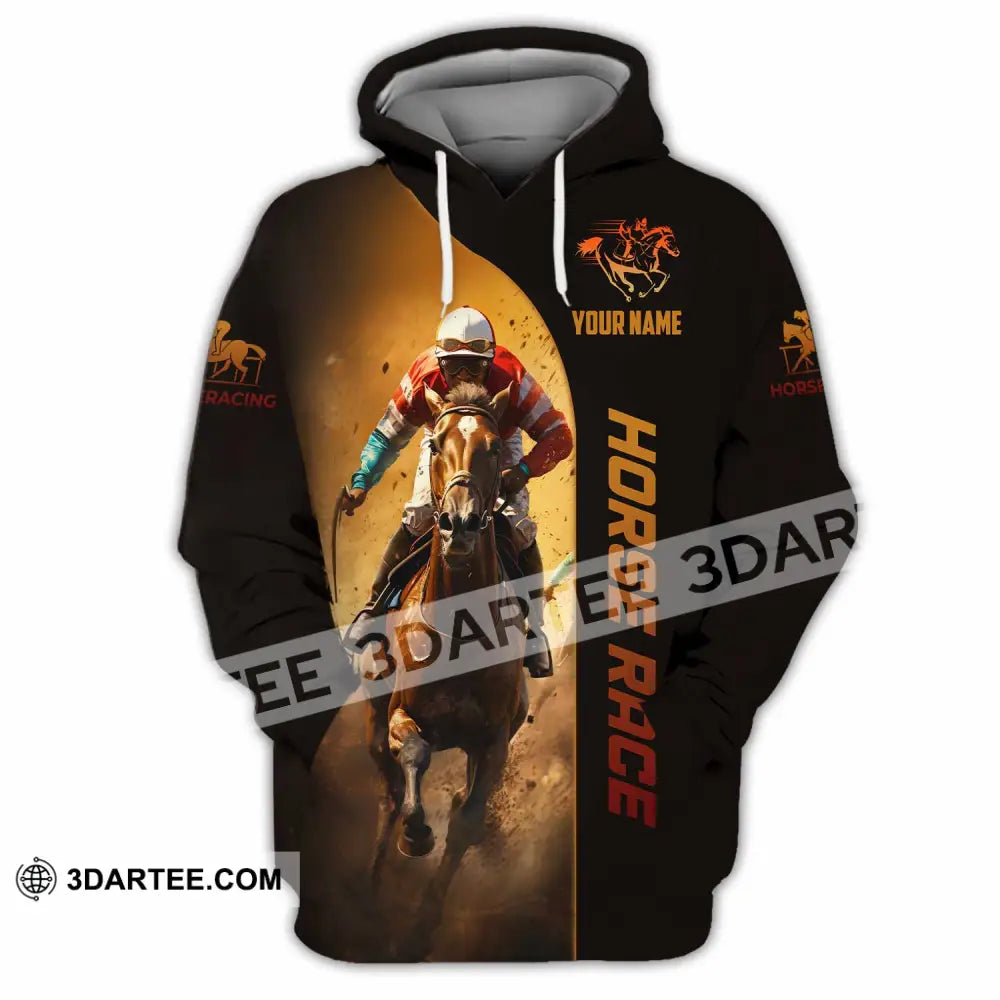 Unisex Shirt Custom Horse Race Shirt Hoodie / S T shirt
