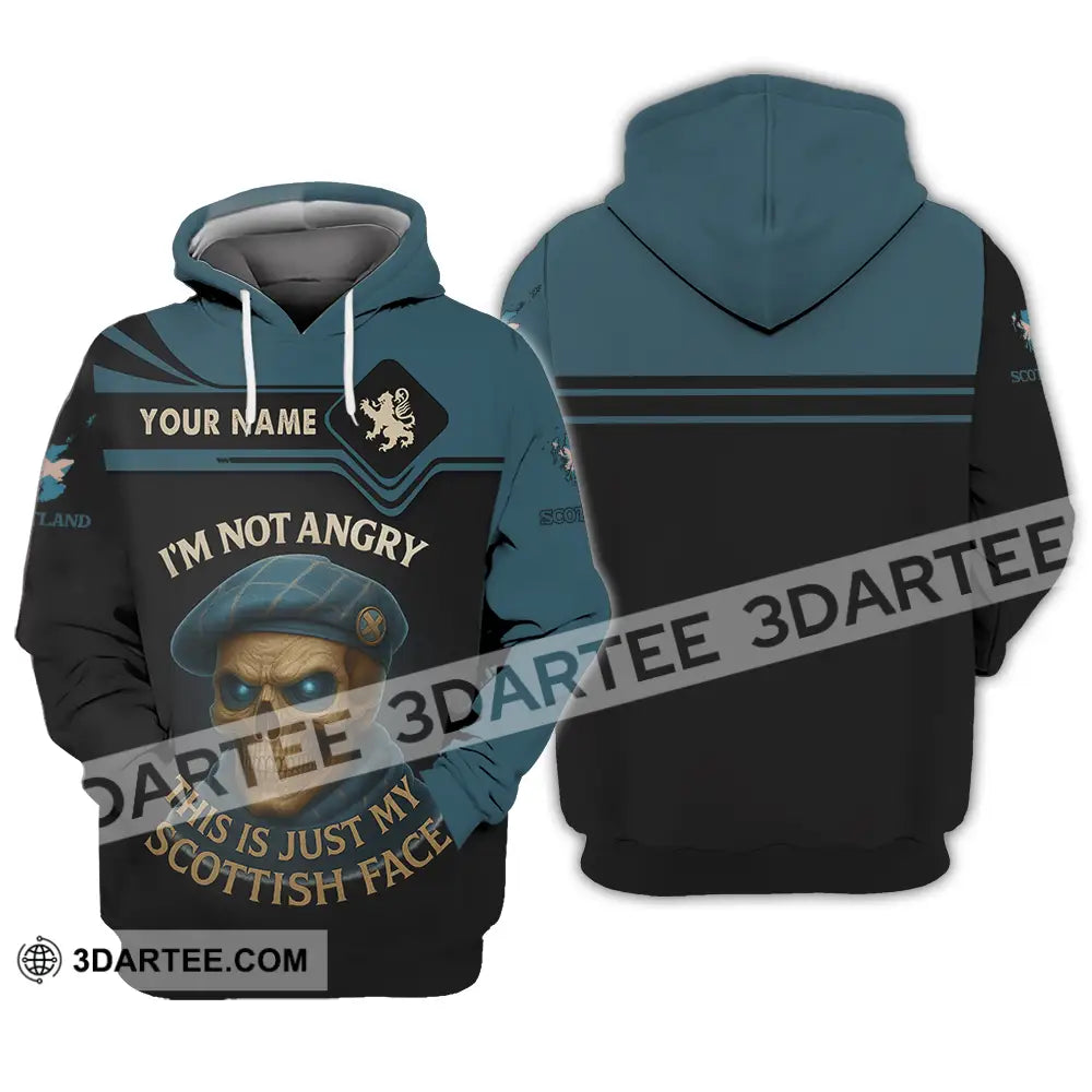 Unisex Shirt Custom I’m Not Angry This Is Just My Scottish Face Shirt Hoodie / S T shirt