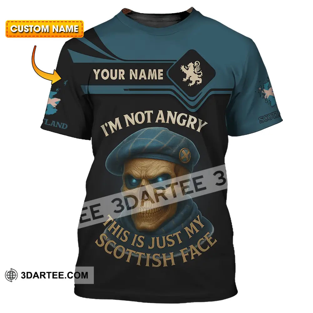 Unisex Shirt Custom I’m Not Angry This Is Just My Scottish Face Shirt T shirt