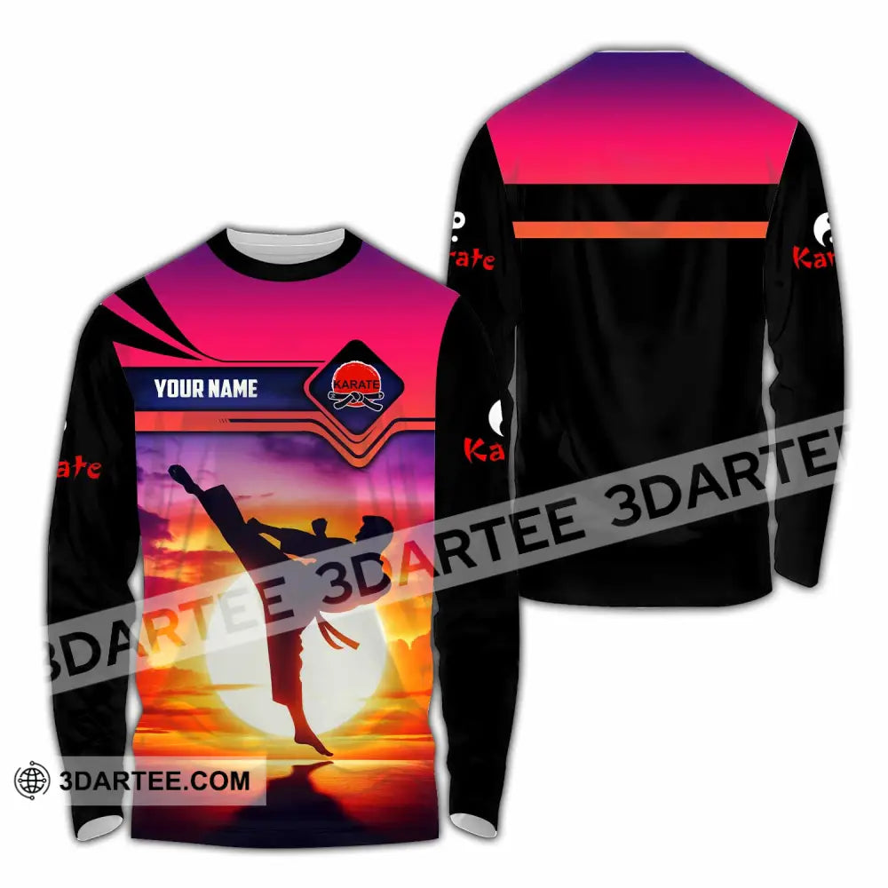 Unisex Shirt - Custom Karate Shirt Long Sleeve Shirt / S T-shirt